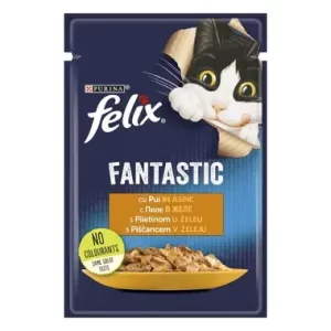 КОТЕШКА ХРАНА С ПИЛЕ 85гр.ФЕЛИКС/felix FANTASTIC МОКРА/ПАУЧ