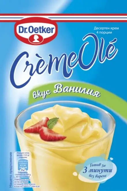 КРЕМ ОЛЕ ВКУС ВАНИЛИЯ 80гр. ДОКТОР ЙОТКЕР
